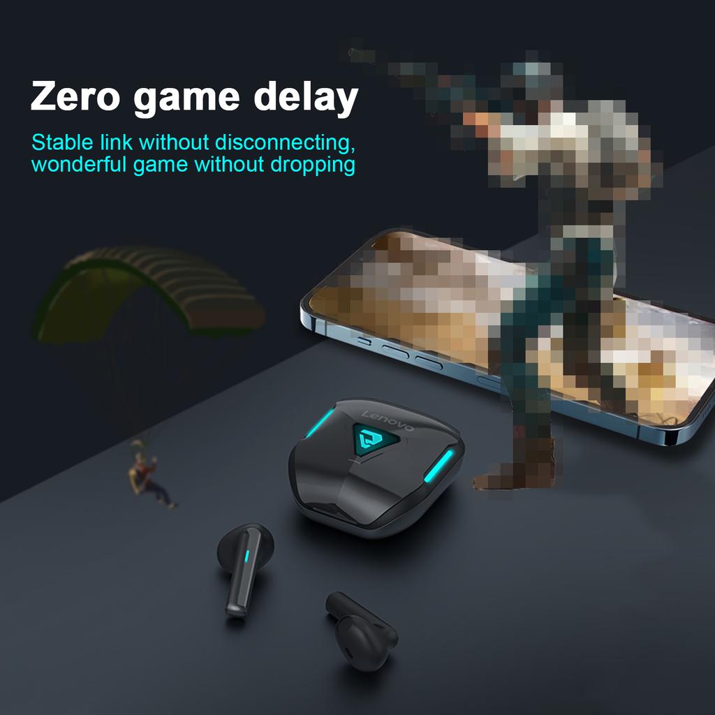 Lenovo TG132 BT 5.3 Гарнитура Игровая игровая беспроводная беговая гарнитура с низкой задержкой