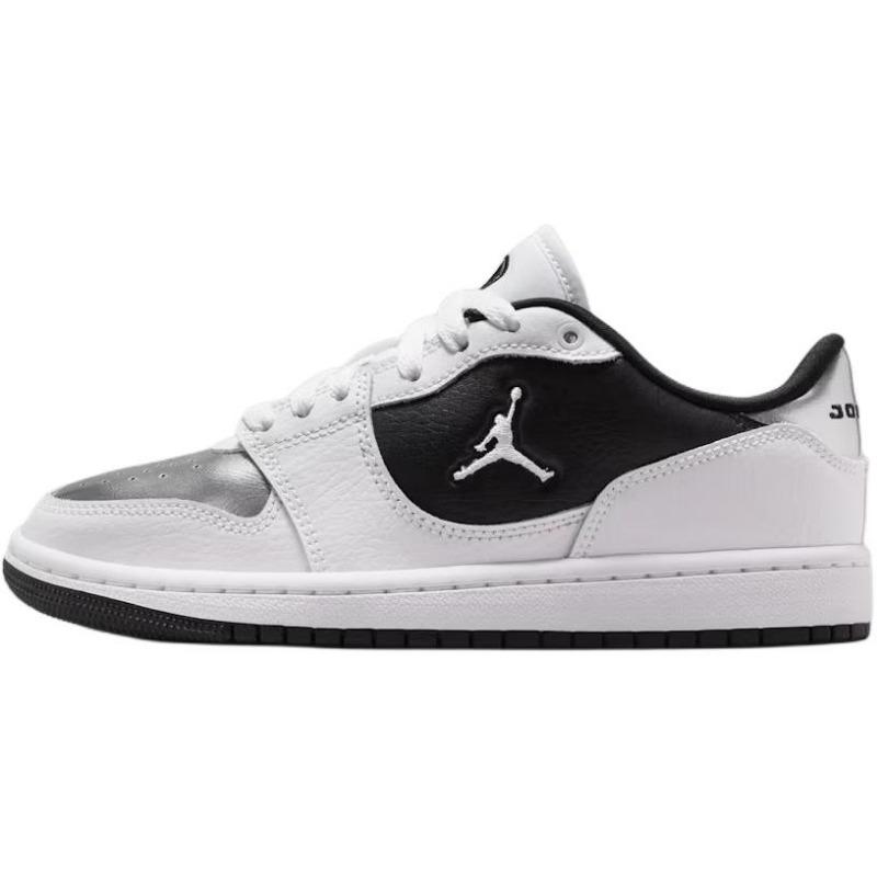 Jordan Низкие баскетбольные кроссовки COURT CONNECT белые/черные унисекс GS IR2298-100
