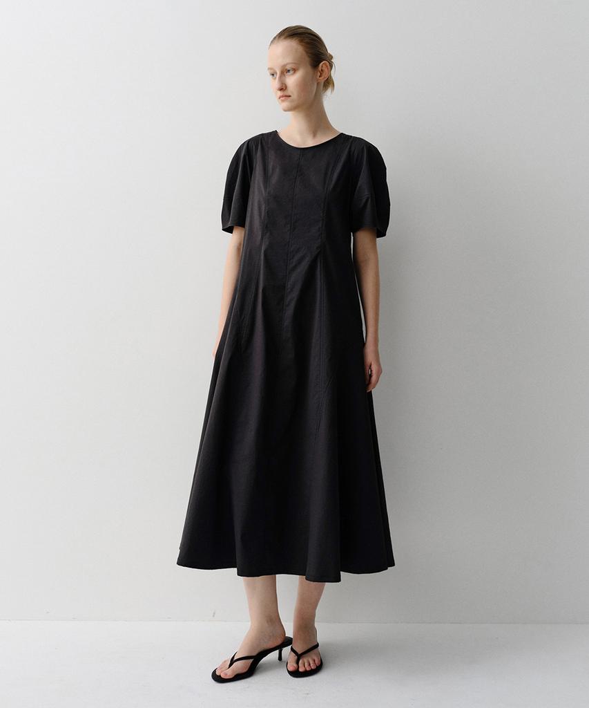 Ia Faye Flare Dress (Black)