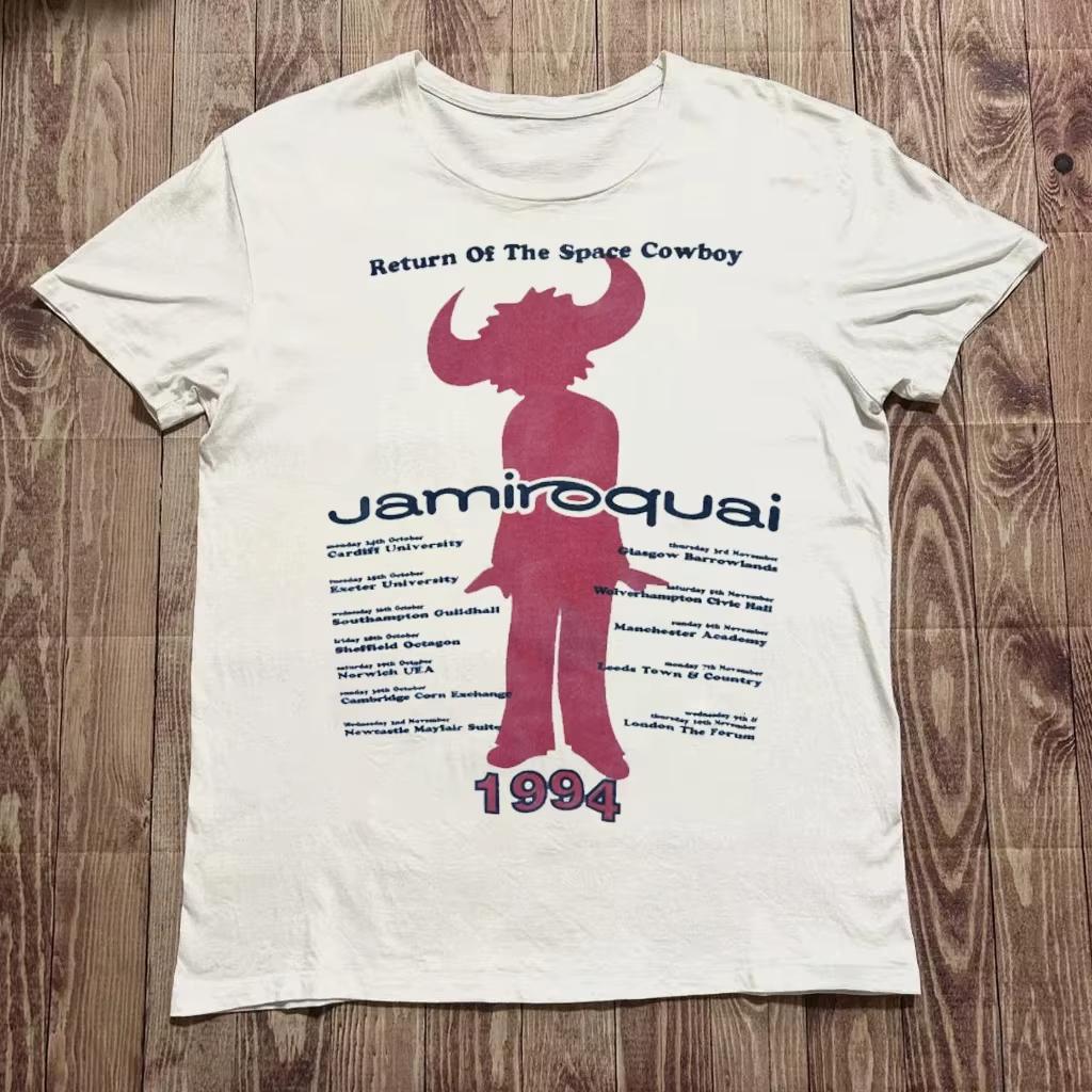 Jamiroquai Band Graphic Unisexs TShirt Unisex ONeck 100 Cotton Short Sleeve Y2k Oversized Fashion Popular Vintage Women Tee
