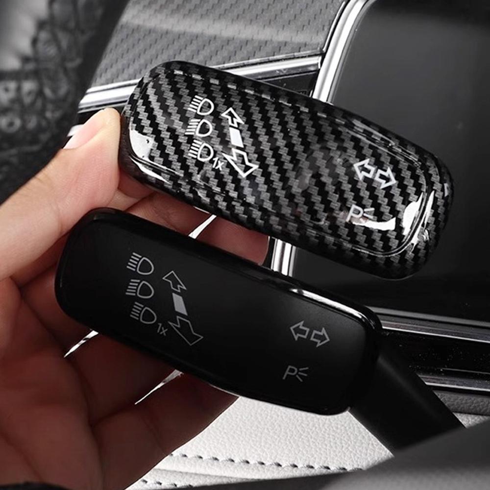 2 шт. Для VW Polo Golf 7 Golf 8 Jetta Tiguan Накладка на руль Автомобильный дворник Накладка на кнопку фары Декоративные элементы салона автомобиля