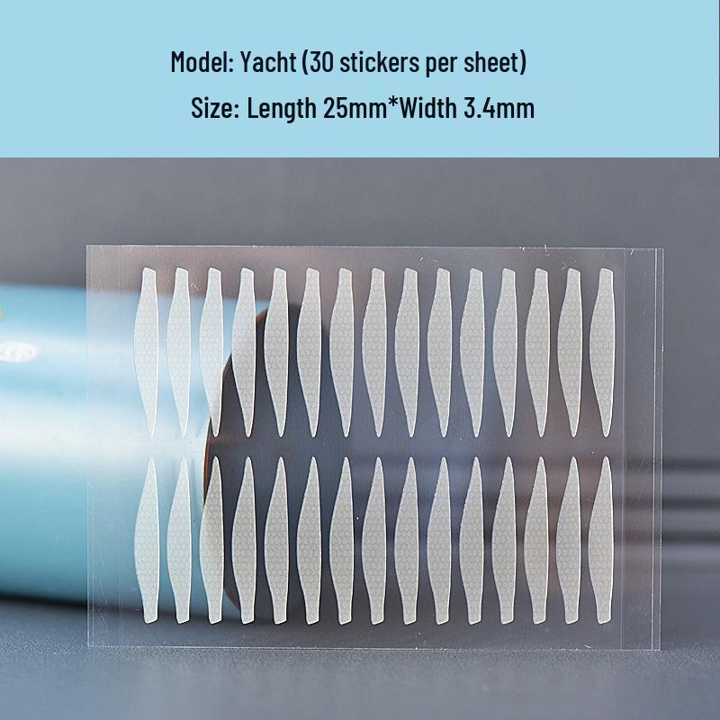 Матовые невидимые наклейки для двойных век для естественного вида - Маленькие крылышки, Высокая адгезия, Бесшовные для нависших век.