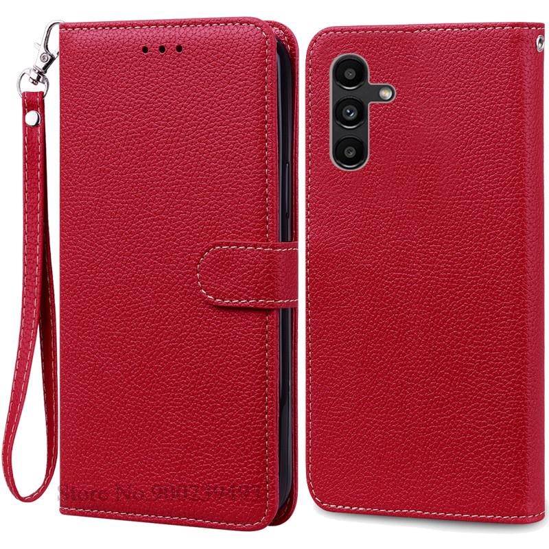 Чехол A04S для Samsung Galaxy A04s, чехол A047F, кожаный чехол-кошелек, флип-чехол для Samsung Galaxy A04S, чехол для телефона, чехол-кошелек, Fundas