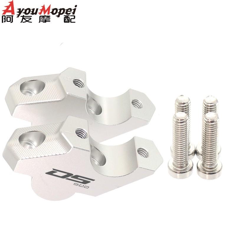 Aluminum Handlebar Riser Spacer Benelli DS900X Motorcycle - Height Rearward Adjustment Kit