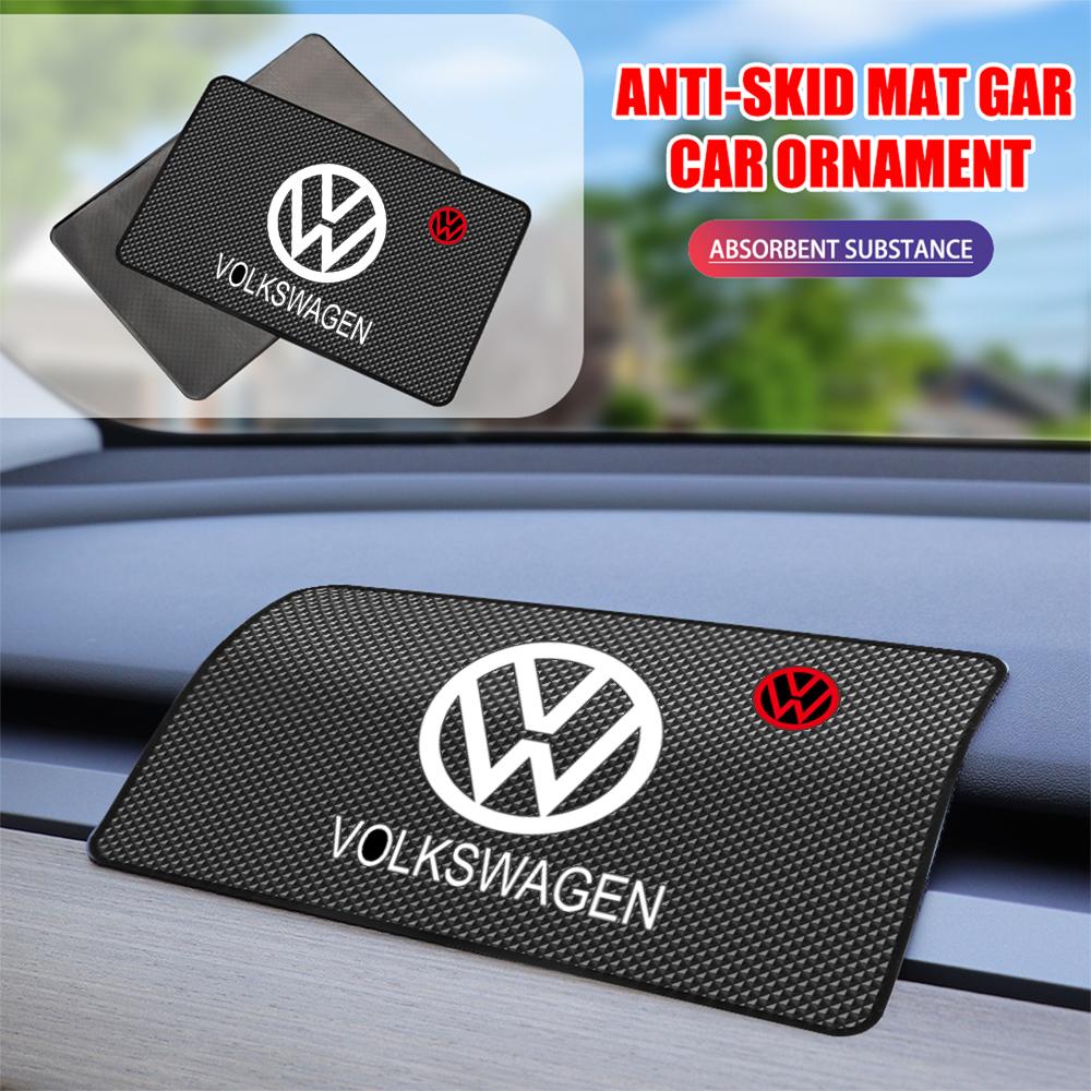 Car Dashboard Sticky Non Slip Mat Phone Holder Silicone Anti-Slip Pad Accessories For Volkswagen Vw Tiguan Jetta Scirocco Polo R EHJLN1