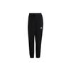 Striped Woven Tapered Casual Nine-Point Retro Sports Pants Women Pants Black HC9155
