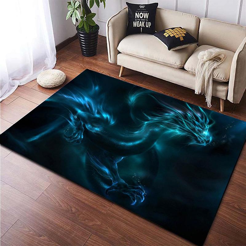 Ковер с принтом китайского дракона и животных для гостиной, большой ковер, мягкий коврик, коврики для стульев для киберспорта, Alfombra, подарки, Прямая поставка