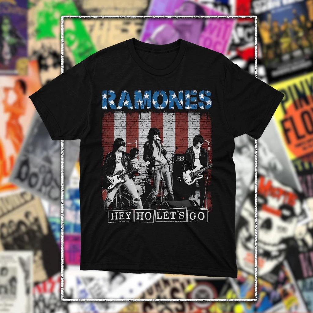 The Ramones Band Punk Rock 50th Anniversary Unisex Women T Shirt Unisex Cotton Short Sleeve Y2k Oversized Vintage Tees Popular Tops
