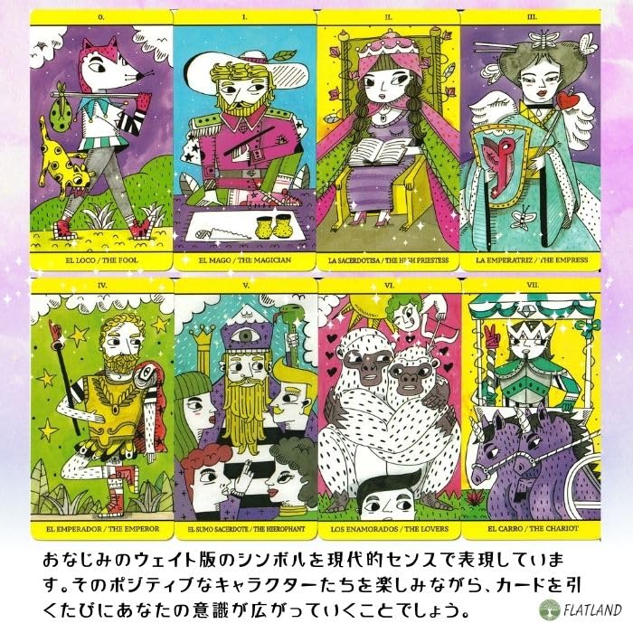 Магическое Таро Метод гадания Таро с японской инструкцией Аутентичные карты Таро 78 листов