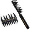 BABLO POMADE Гель Расческа Сетка Расческа Набор для Завивки Парикмахер & (черный) Мужчины, Крупнозубые
