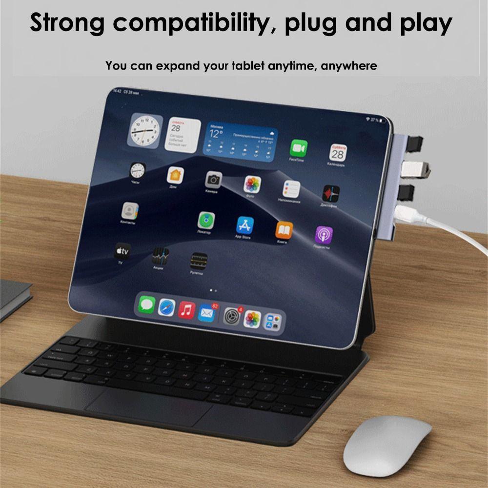 High Speed Docking Station 4 IN 1 USB-C HUB USB 3.0 OTG Adapter PD Charging