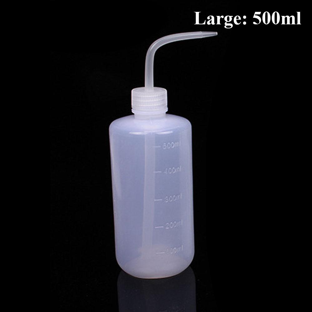 250ml/500ml Plastic Bend Washing Watering Can Gardening Curved Mouth Alcohol Bottle