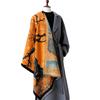 Fashion Autumn Winter Warm Cashmere Scarf Pattern Long Tassels Women Thicken Wrap Shawl Muffler Pashmina Bufanda Blanket Echarpe