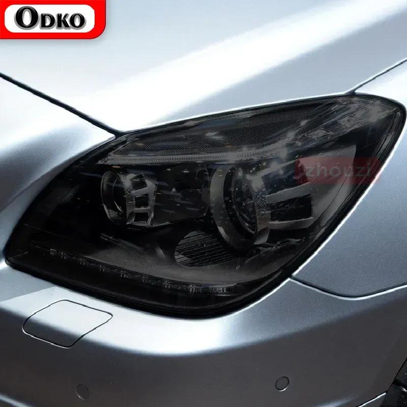 For Mercedes Benz SLK Class R172 AMG 2011-2015 Car Headlight Tint Black Protective Film Transparent TPU Sticker Accessories