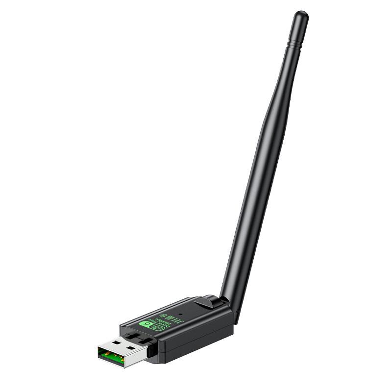 Jinghua 300M Mini WiFi6 Dual-Band USB Network Card with High-Gain Antenna.