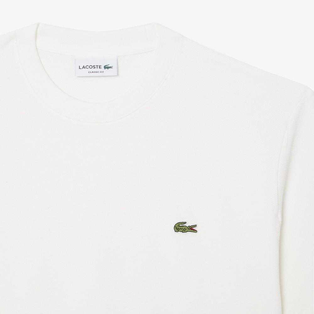 [lacoste] Men's Linen Blend Short Sleeve T-Shirt TH0629-56G70V