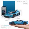 Welly 1/24 Ford GT 2017 Суперкар Модель автомобиля из сплава Литые игрушечные транспортные средства Моделирование Хобби Коллекционные игрушки для автомобилей Подарок на день рождения для детей