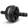 Single-wheel Mute Abdominal Wheel Body-building Rubber Roller No Noise Abdominal Training Ab Rollers Muscle Wheel Fitness Roller