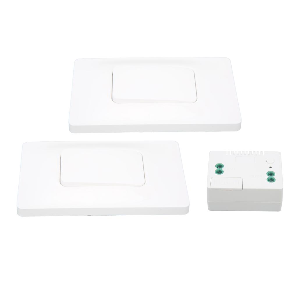 Беспроводной комплект выключателя света с автономным питанием, водонепроницаемый настенный выключатель 433 МГц с приемником для дома