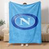 1pc Blanket - NAPOLI LOGO Print Design,Lightweight Blanket for Sofa,Bed- Soft &Warm,Gift for All Seasons