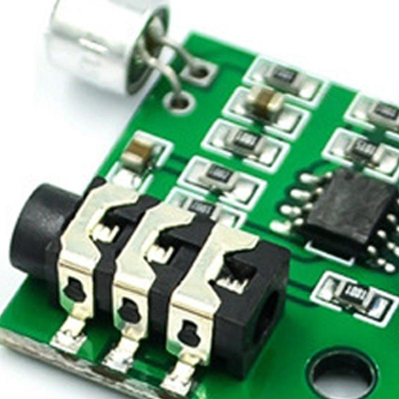 High Sensitivity Audios Amplification Board Microphone Amplifier Module Customizable Gains Adjustment 3.5mm Output 2.6-10V