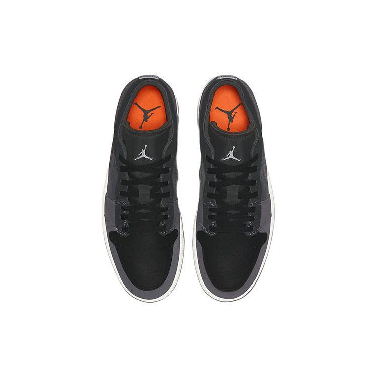 Air Jordan 1 Low SE Craft Inside Out - Черные мужские кроссовки Светло-графитовый парус Cement-Grey DN1635-001