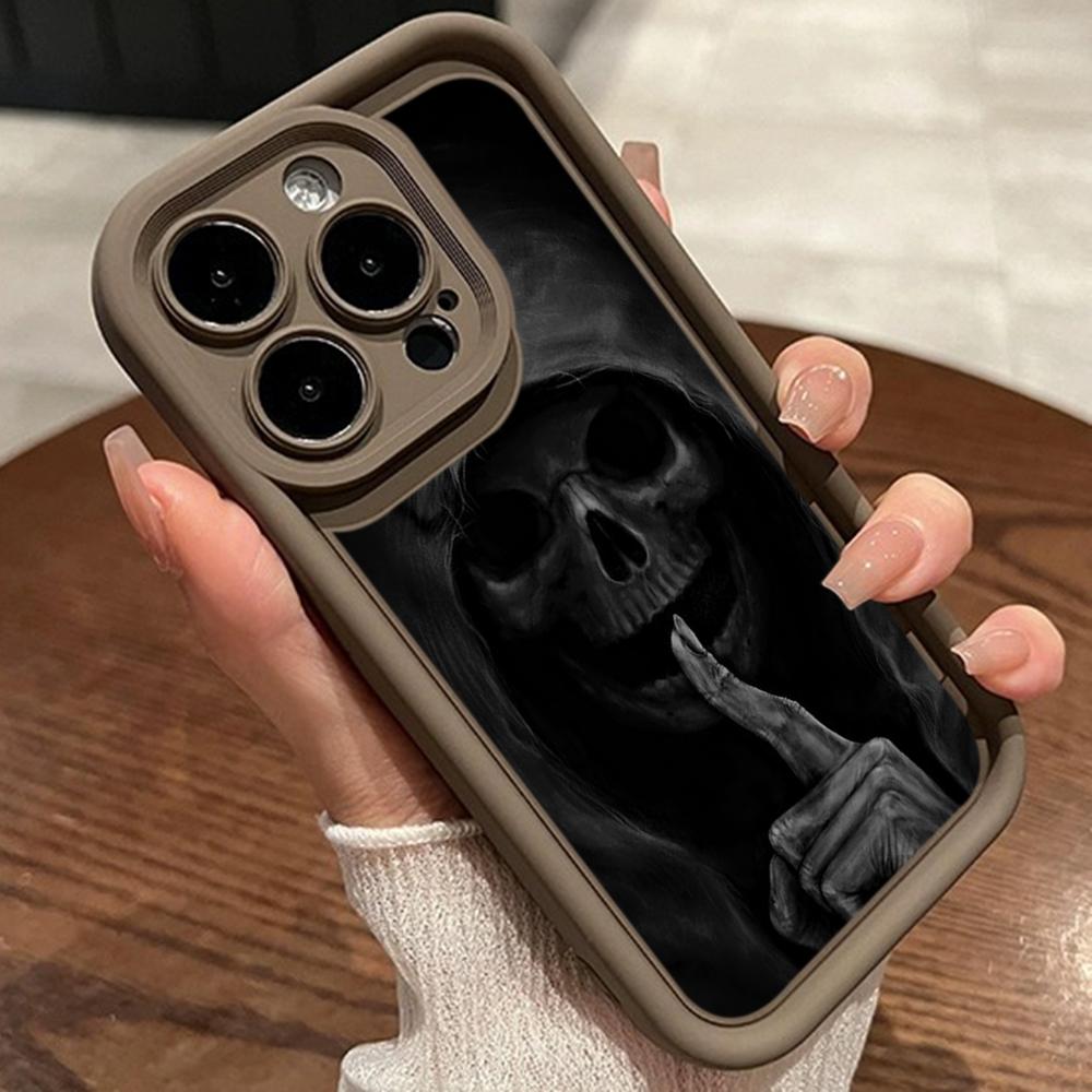 LZ13 Death Prayer Grim Reaper Skull силиконовый чехол для телефона Xiaomi 11 Lite 5G 14T Redmi 14C 13C A3 Note 12 11 9 10 13 Pro Plus противоударный задний чехол