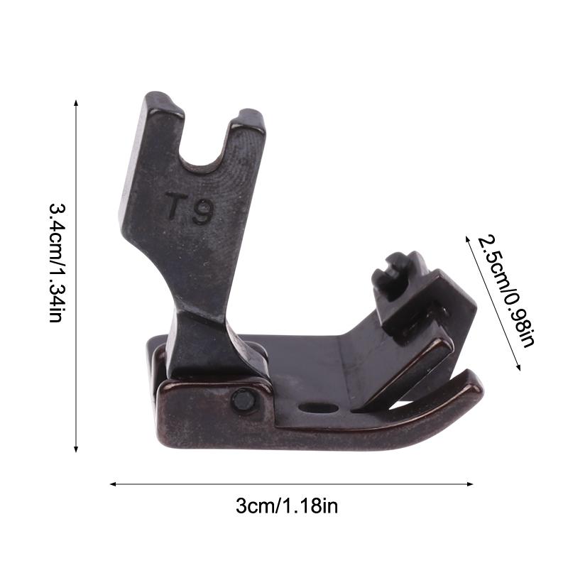 T9 Регулируемая Многофункциональная Прижимная Лапка Подгибка Сложенный Роликовый Направитель Края Лапки Плоскошовной Промышленной Швейной Машины Детали