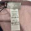 Pristine DIOR Stall CD logo embroidered fringe scarf Pink silk mens 93C0015DH001 Used