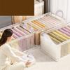 Household Desktop Sundries Storage Box Wardrobe Closet Clothes Organizer Transparent Storage Basket