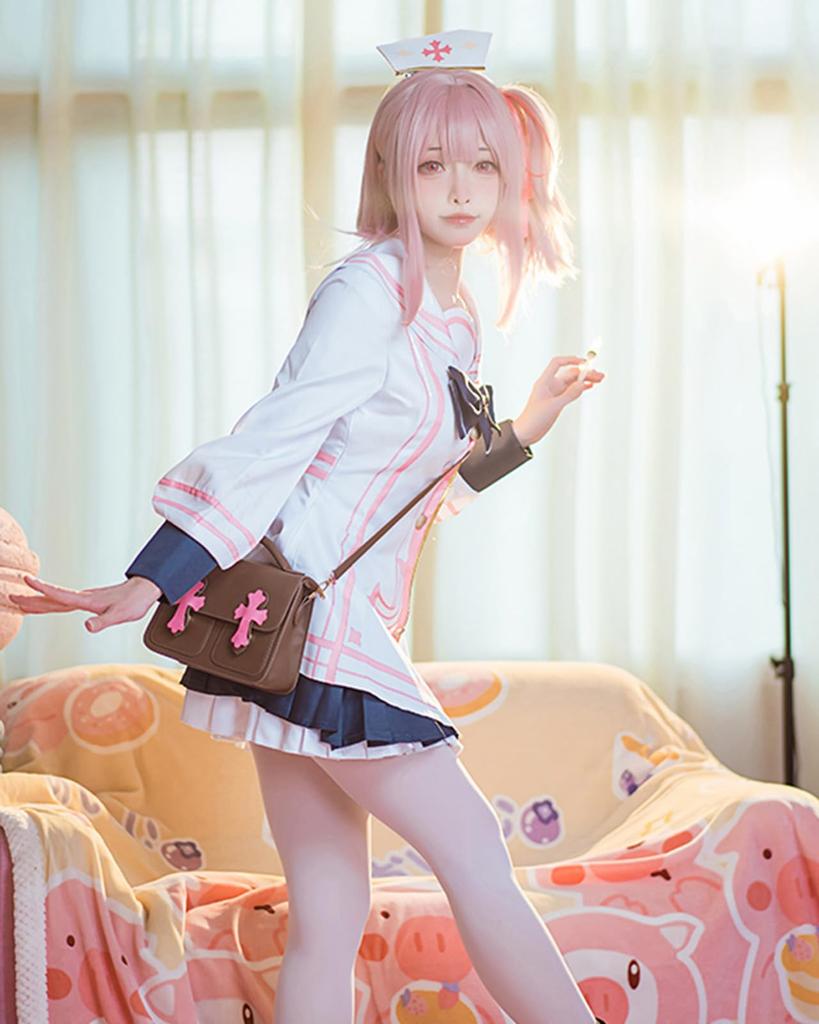 Blue Archive Серина Вашими Косплей Хэллоуин Синяя ака Медсестра [milky time]