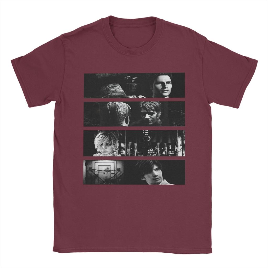 Call of Silent Hill T Shirt Men Cotton Vintage TShirts Crewneck Tees Short Sleeve Clothes Adult