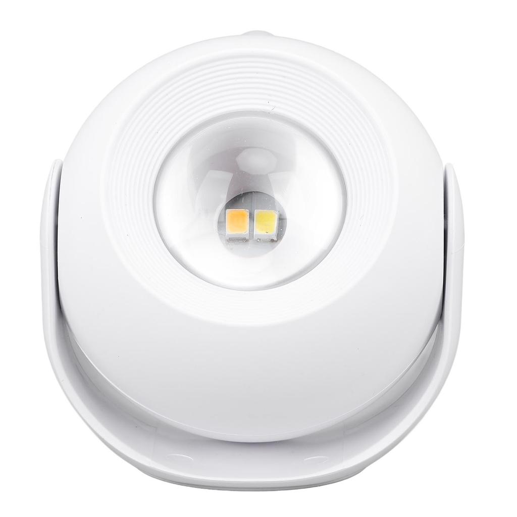 Motion Sensor Night Light USB Rechargeable 3 Lighting Modes Rotating Wireless Wall Light for Bedroom Bathroom Kitchen Corridor Stairway