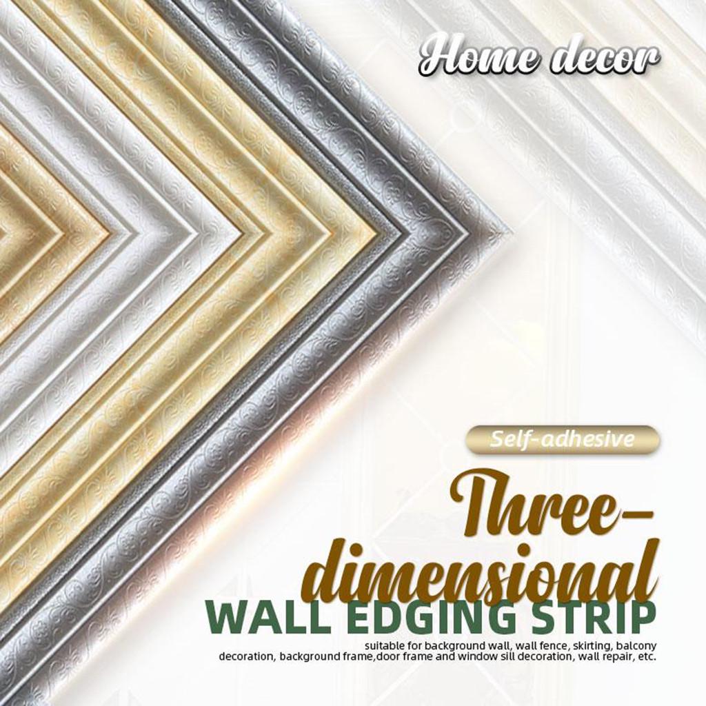 Self-adhesive Three-dimensional Wall Edging Strip Border Wall Decor