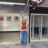 Мужские джинсы с широкими штанинами в стиле ретро с леопардовым принтом и заплатками - выбеленный дизайн Scimitar, стиль весна/осень