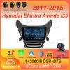 Для Hyundai Elantra Avente i35 2011-2015 Автомобильный радиоприемник Android 14 Carplay Авто GPS-навигация Мультимедийный проигрыватель Видео Стерео 2 DIN