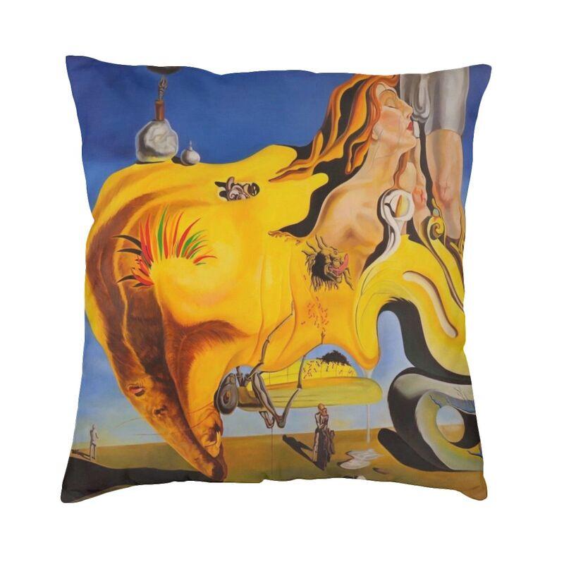 The Persistence Of Memory Cushion Cover 45X45Cm Salvador Dali Painting Art Velvet Cute Pillow Cases For Sofa Home Decor
