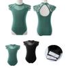 Ballet Dance Training Wear for Girls Kids Sleeveless Oval Shaped Hollow Back Leotards Jumpsuit