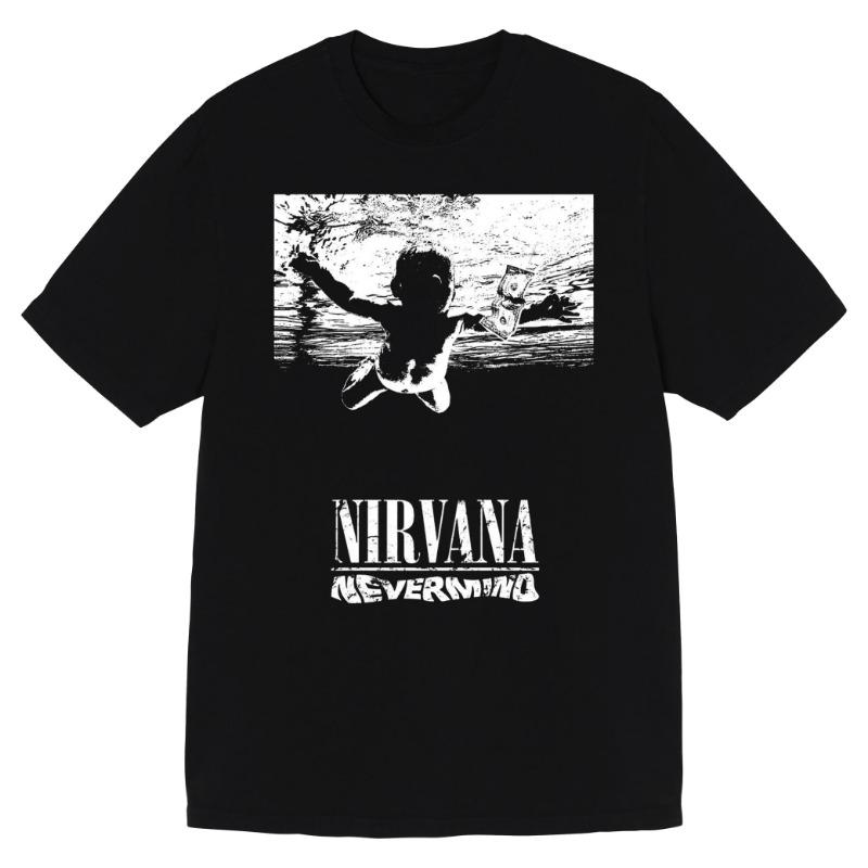 NIRVANA Rock Band TShirt Unisexs and Unisexs Short Sleeve Luxury Brand Tshirt Summer Y2k Tops Vintage Hip Hop Streetwear