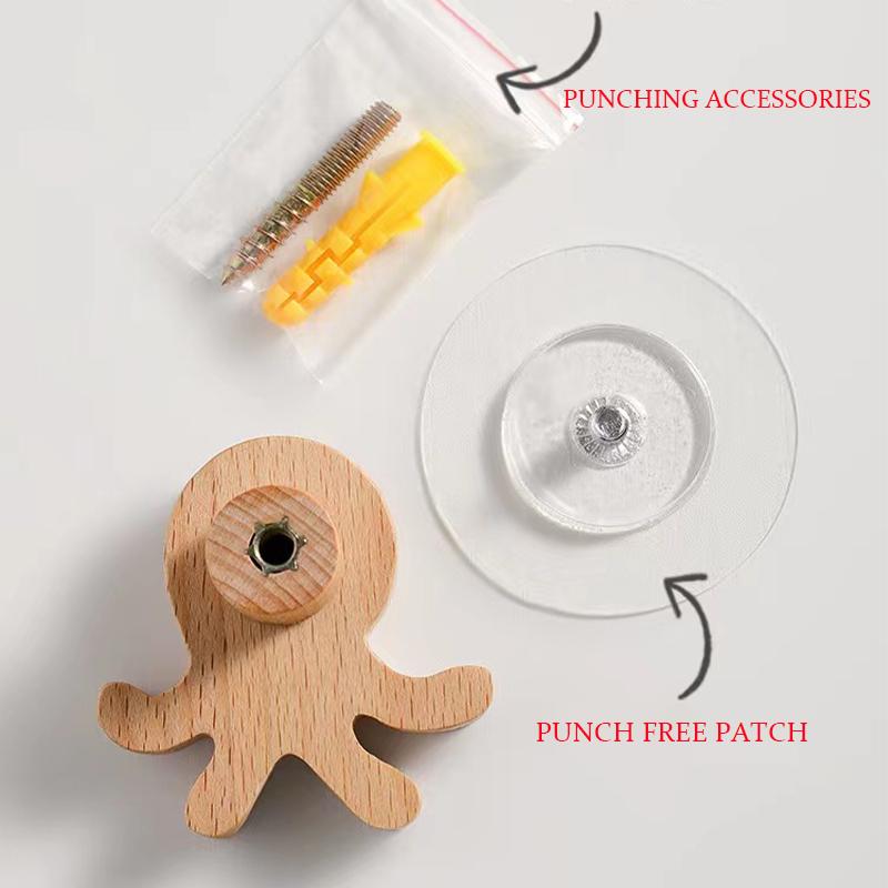 Деревянные крючки для ящиков, декор комнаты, крючок для животных, настенный брелок, крючок для пальто, домашний гардероб, симпатичный деревянный крючок, вешалка, кухонные принадлежности