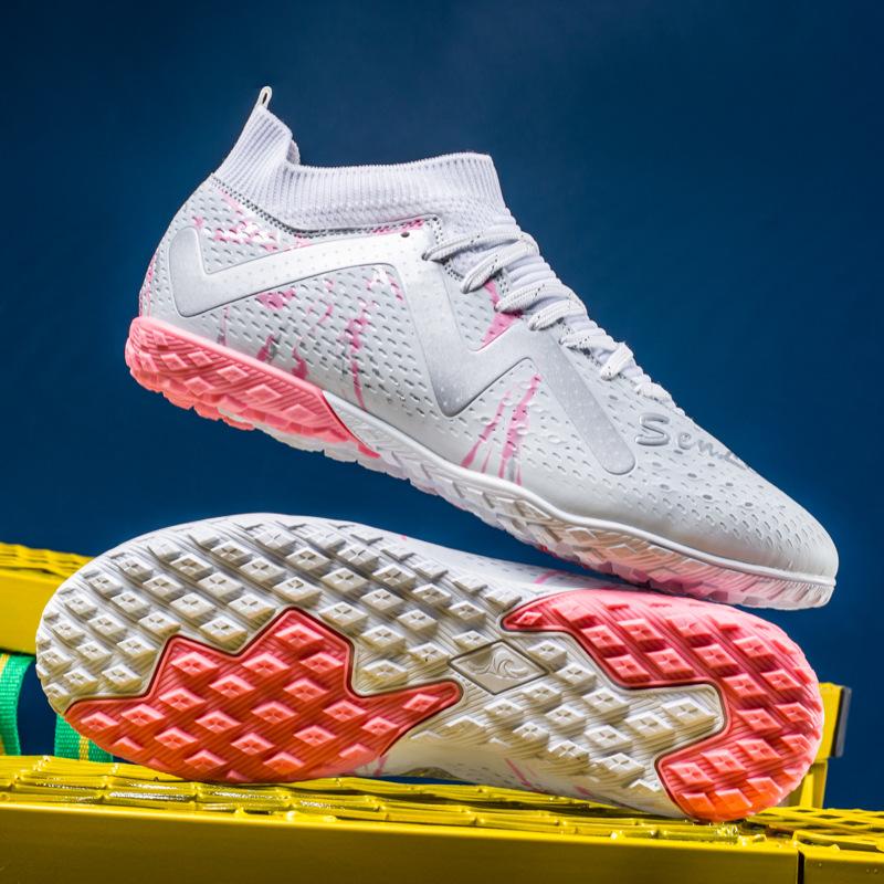 Новые футбольные бутсы для мужчин с высоким и длинным шипом, студенческие тренировочные бутсы для травы, соревновательные футбольные бутсы