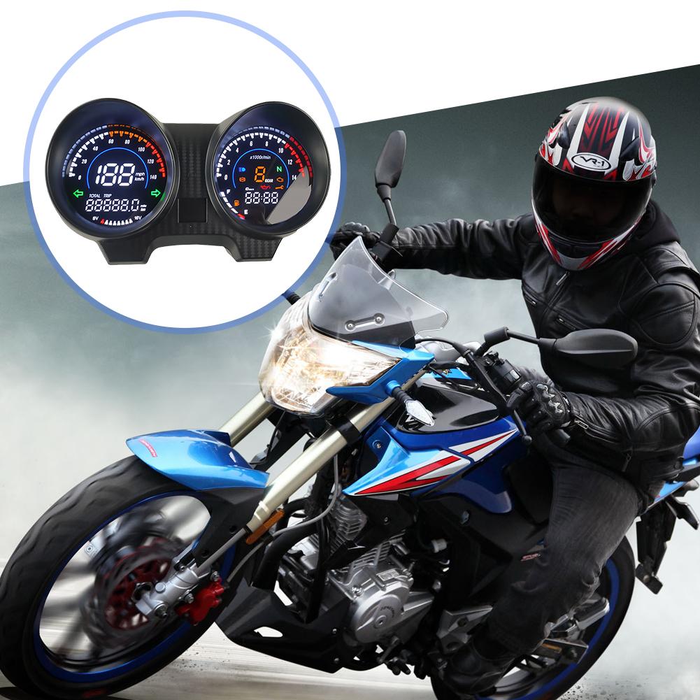 Цифровая приборная панель мотоцикла, спидометр, светодиодная цифровая приборная панель, измеритель оборотов мотоцикла для Бразилии TITAN 150 для Honda CG150 Fan150