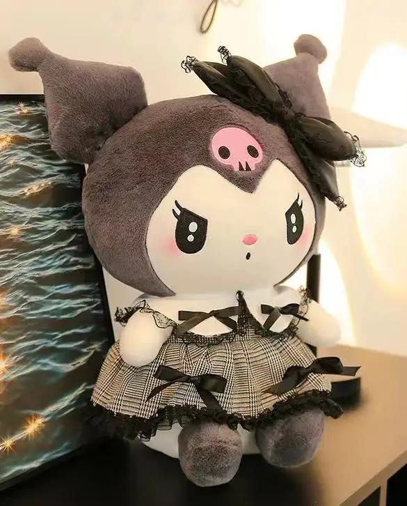 *Новая Кавайная 25см Плюшевая Игрушка Sanrio Собачка Джейд Куроми Кукла для Переодевания Плюшевая Игрушка Мягкая Игрушка Патунг Куклы Подарок на День Рождения