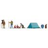 Noh Levica 1/87 Camping People Miniature Figures NOCH158768 Korean Toy