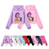 Kids Girls Anime Cartoon POP Singer Super Star Rumi Mira Zoey Printed Casual Long Sleeves Hoodies Sweatshirt Top