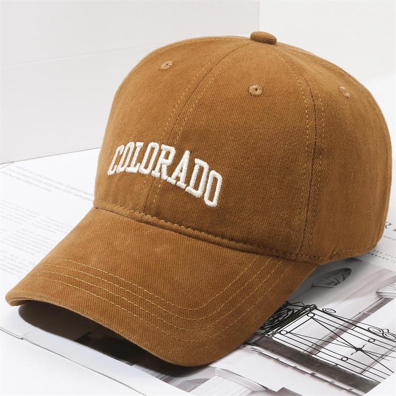 Colorado Letter Embroidery Baseball Cap Outdoor Sun Protection Hat Breathable