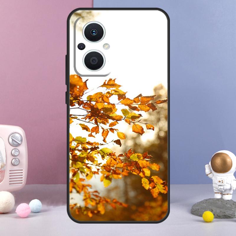 Осенние листья Чехол Для OPPO Reno 13 F 11F 12F 14F 10 11 12 14 Pro 7 8 Lite OPPO Find X6 X5 X8 X9 Pro Чехол