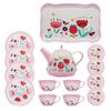 Simulation Tea Set Teapot Kitchen Afternoon Tea Pretend Play Toy Children's Play House Tableware Educational Toys For Girls Kids
