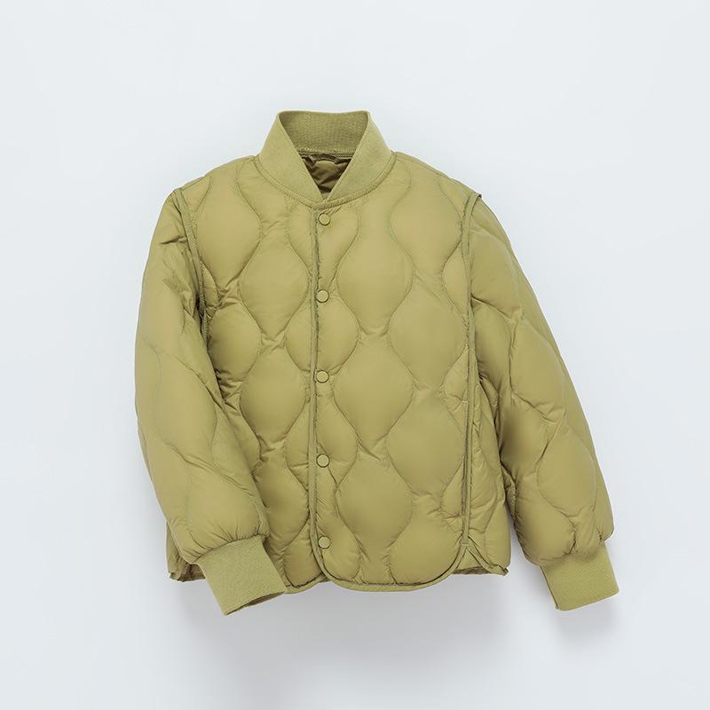 Детская легкая пуховая куртка - Унисекс зимнее пальто для мальчиков и девочек