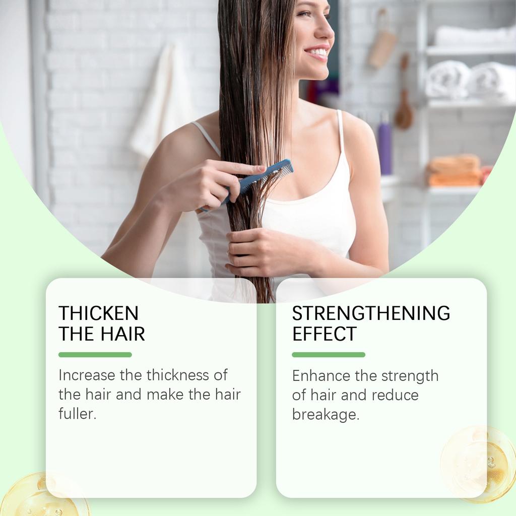 Rosemary Hair Shampoo Hair Regrowth Hair Strengthens Shampoo Deep Nourishing Repair Split Ends Hair Soothing Scalp Anti Dandruff